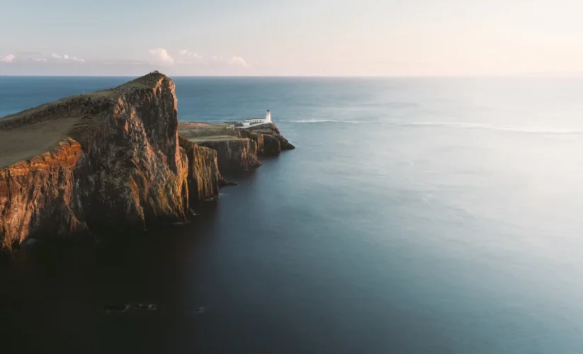 Talisker Bay on the Isle of Skye in Scotland